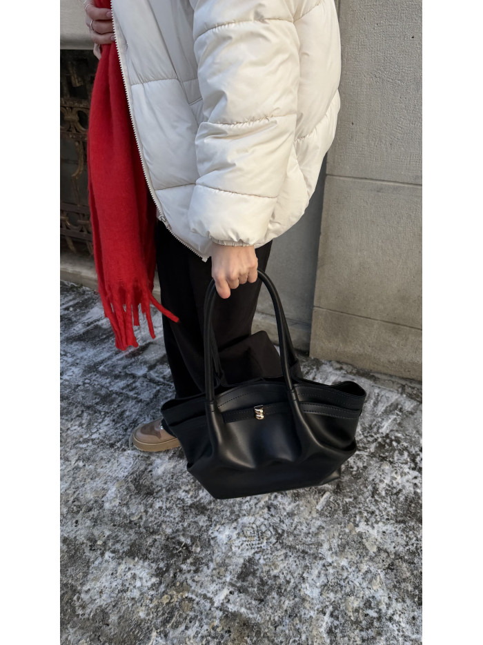 Жіноча сумка шопер 26-06 чорна