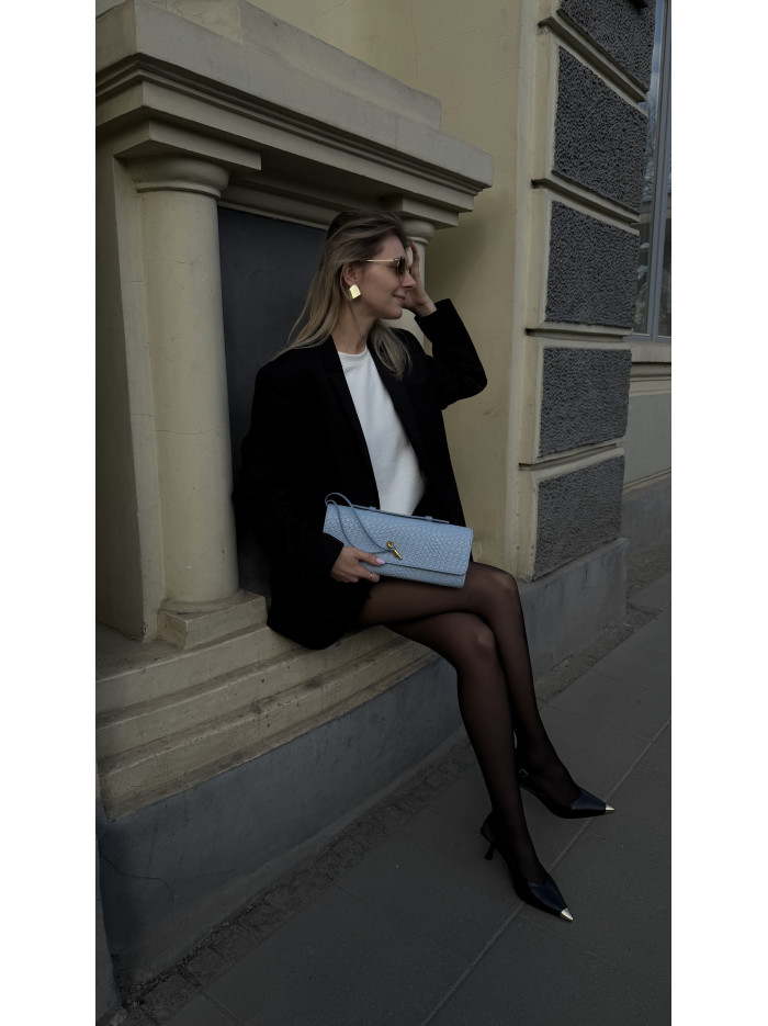 Жіноча сумка клатч блакитна 26-15