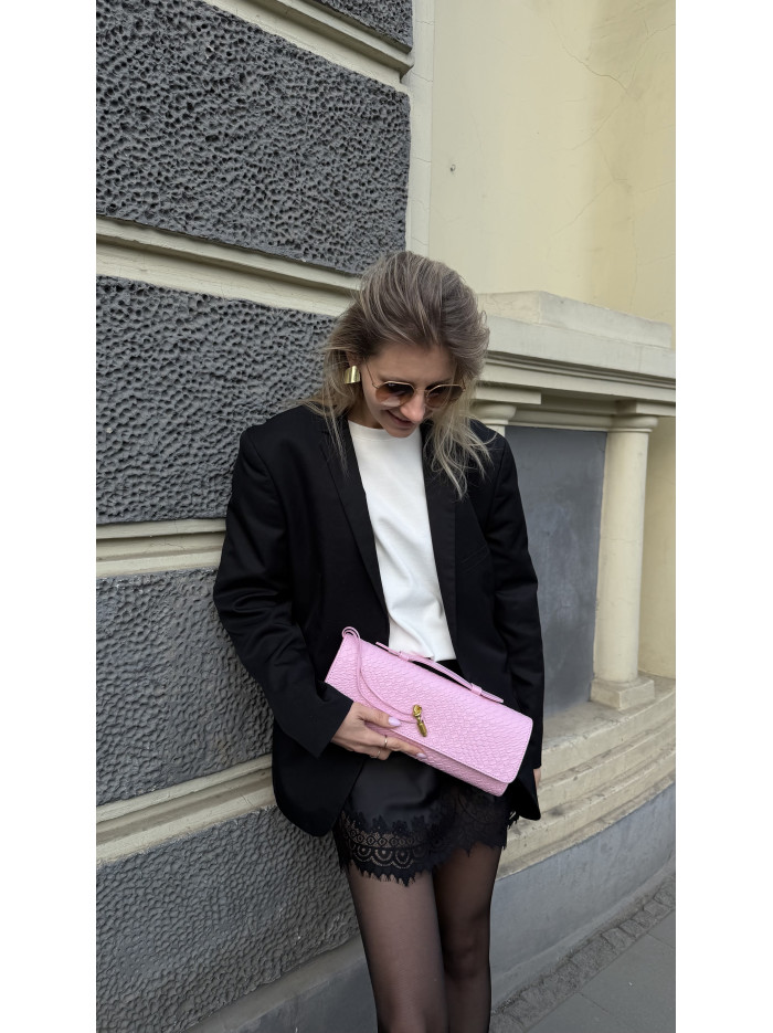 Жіноча сумка клатч пудра 26-15