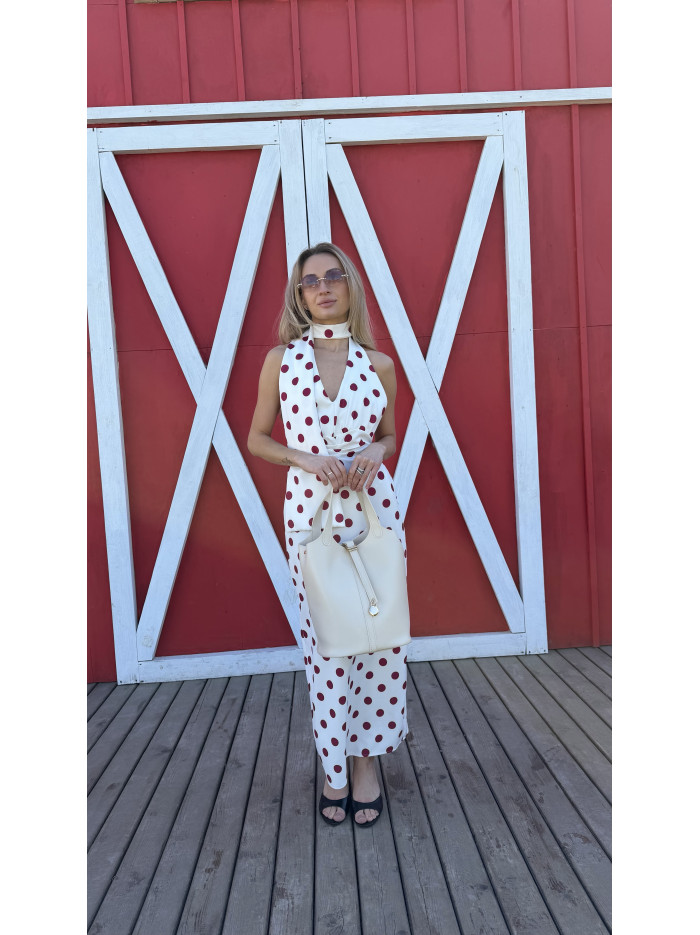 Жіноча сумка шопер 26-16 молочна