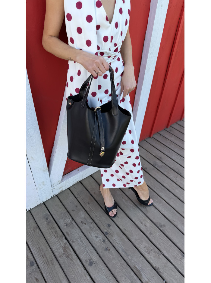 Жіноча сумка шопер 26-16 чорна