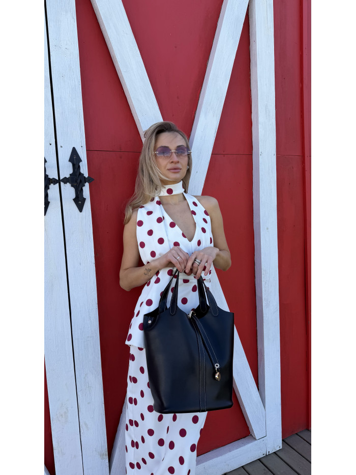 Жіноча сумка шопер 26-16 чорна