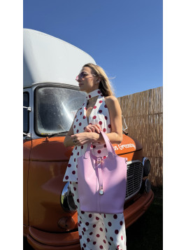 Жіноча сумка шопер 26-16 пудра