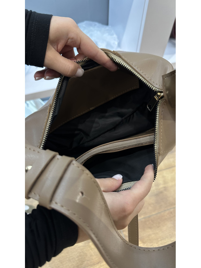 Жіноча сумка багет 26-66 чорна