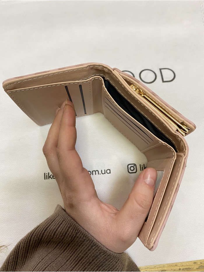 Жіночий гаманець леопардовий рожевий