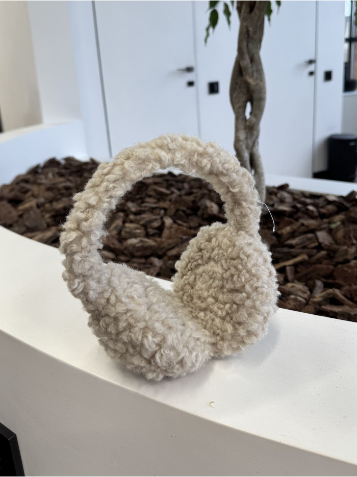 Навушники тедді бежеві