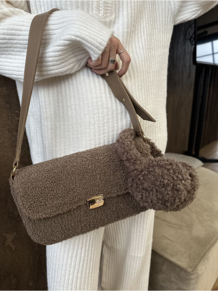 Навушники тедді мокко