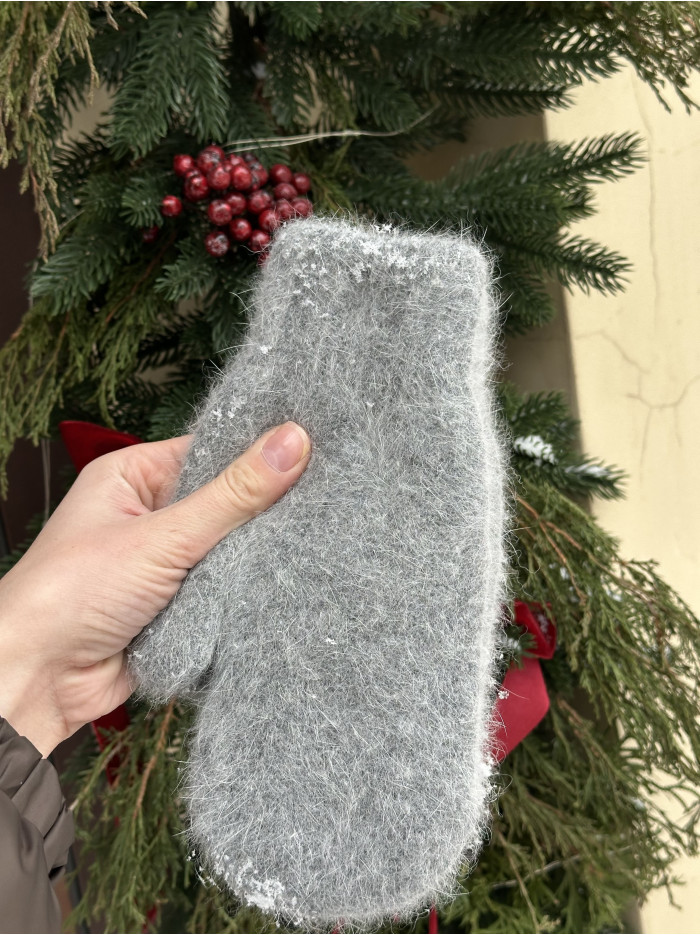 Рукавиці сірі