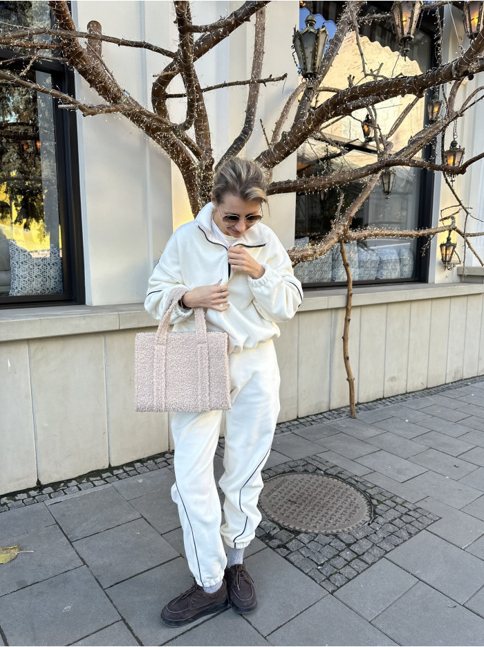 Жіноча сумка тедді 2 бежева