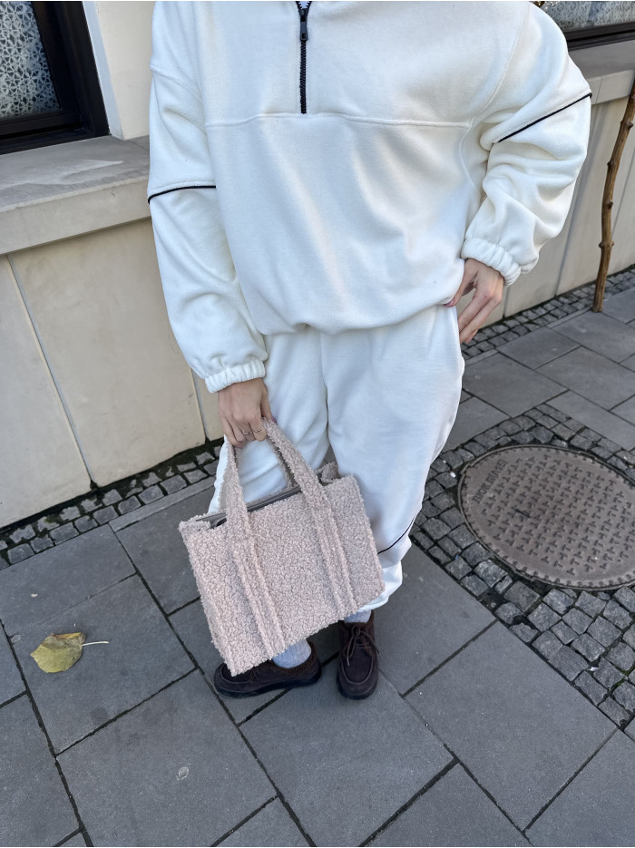 Жіноча сумка тедді 2 бежева