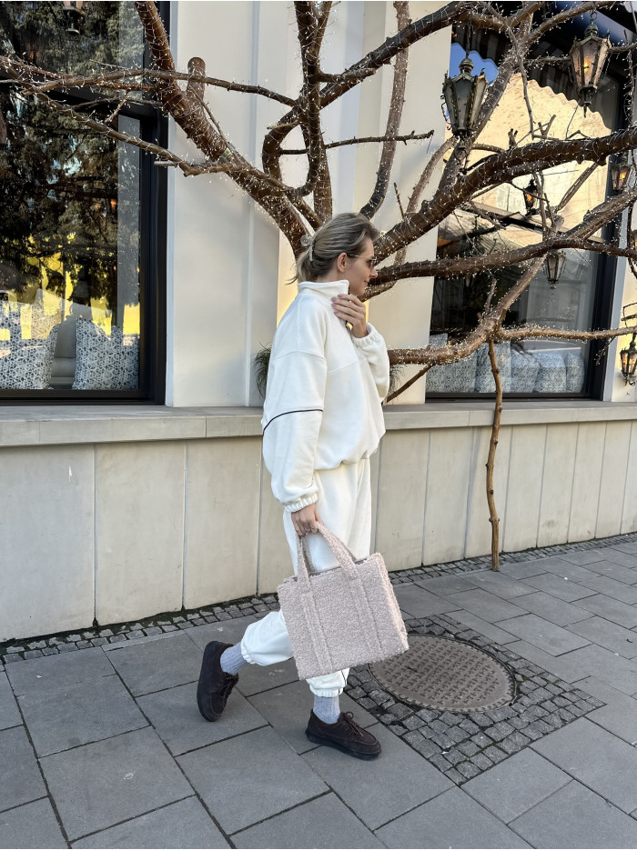 Жіноча сумка тедді 2 бежева